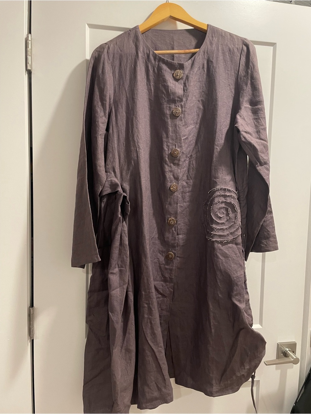 Cheyenne Linen Hand Crafted in Dusty Lavender